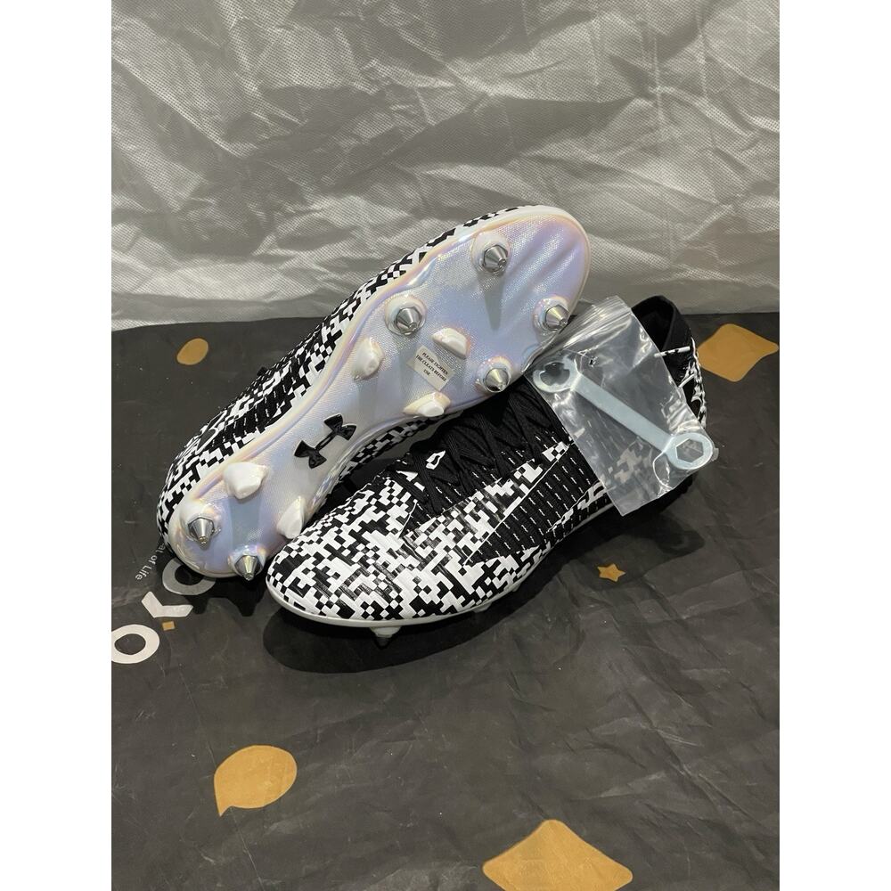 New 10.5 Under Armour Rare Shadow Elite 3 FG QR Code Soccer Cleats 6006026-002